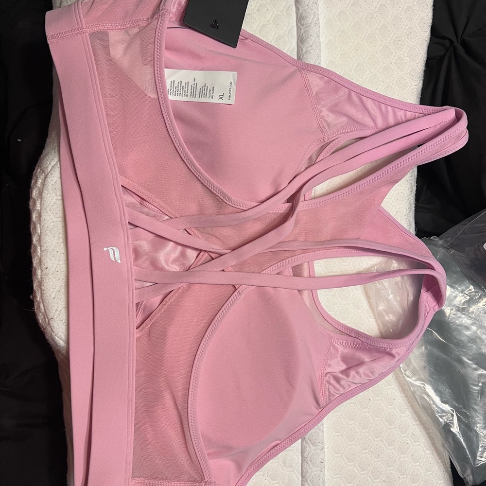 Fabletics Pink Sports Bra